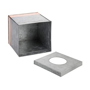 ที่ใส่กระดาษทิชชู่ชุบโลหะเหล็กสำหรับตกแต่งโต๊ะในบ้านและโรงแรม - Product Image 3