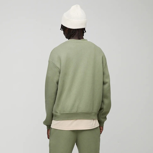 Heavyweight 450GSM grueso algodón polar moda de los hombres sudadera de gran tamaño boxy fit drop hombro hombres sudaderas con capucha y sudadera - Product Image 6