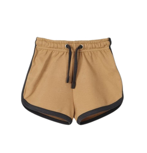 Premium Quality Hot Selling OEM Service Women Casual Shorts High Elastic Waist Solid 100% Cotton Knit Digital Printed <b>Drawstring</b> - Product Image 5