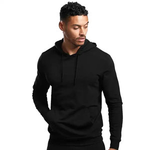 Vente en gros de pulls à capuche 100% coton pour hommes vêtements décontractés respirants de qualité supérieure avec motif en relief - Product Image 3