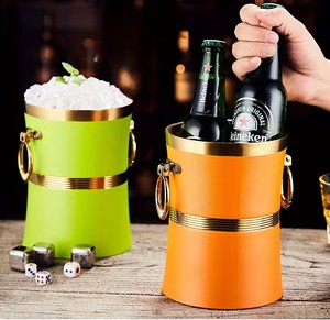 Cubetera de Acero Inoxidable de Lujo con Asas Dobles, Cuerpo Aislado, Elegante, Esencial para Bares, Fiestas, Hogar y Regalos - Product Image 2