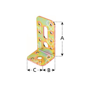 ข้อต่อสำหรับงานหนักที่มีการปรับความหนาของสล็อตเหล็กหนา2.8มม. - Product Image 1