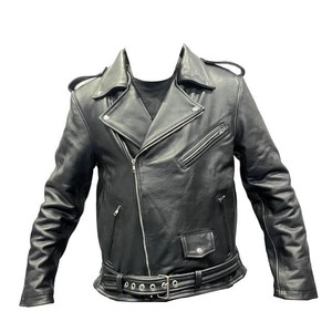 Premium Quality Natural Leather <b>Cow</b> Hide Motorbike Jacket - Product Image 1