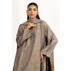 Traje de Satén Jacquard Teñido en Hilo de 3 Piezas IUSTKSD-1421 - Product Image 6