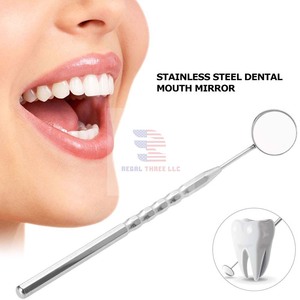 กระจกปากสำหรับจัดฟันอุปกรณ์ทันตกรรมที่มีด้ามจับสแตนเลส - Product Image 5