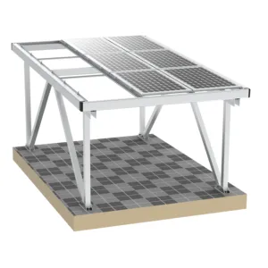 Manufactory Solar Carport Kit Waterdicht Carport Montagesysteem Pv Parking Structuur Solar