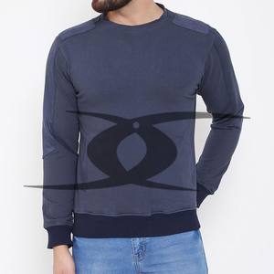 Sweat-shirt en coton épais à col ras du cou imprimé personnalisé par OEM Pull-over oversize Sweat-shirt thermique en molleton de coton pour hommes bon marché - Product Image 1