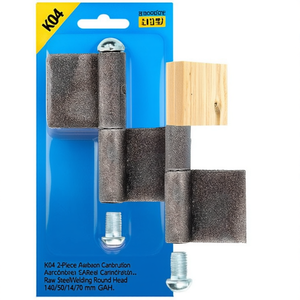 K04 ชุดอุปกรณ์ทำสวน 2 ชิ้น เหล็กกล้าดิบเชื่อมหัวกลม 140/50/14/70 มม. GAH - Product Image 3