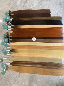 ¡PELO DE LUJO! Extensiones de cabello humano natural liso a granel, longitud y color personalizados, fabricante de cabello vietnamita crudo - Product Image 5