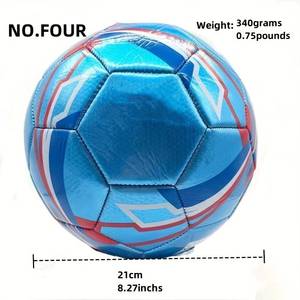 Vente en gros ballons de football professionnels en PVC personnalisés, durables et légers, cousus à la machine, taille 3 4 5, balles pakistanaises du Pakistan - Product Image 5