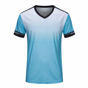 Fabricants de maillots de football américain Respirant Mesh Sublimation Street Soccer Shirts Team Jersey - Product Image 1