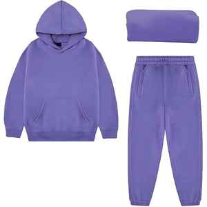 2025 Conjunto de sudadera con capucha y Jogger de dos piezas Chándales para hombre Logotipo personalizado French Terry Oversized Pullover Hoodies Hombres Sudaderas - Product Image 4