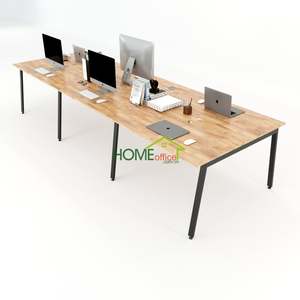 โต๊ะทำงานแบบคลัสเตอร์ 6 ชิ้น รุ่น Aton Concept HBAT014 เฟอร์นิเจอร์สำนักงานร่วมสมัย ดีไซน์ตามหลักสรีรศาสตร์ ขนาด 360x120 ซม. ประกอบง่าย ทนทาน - Product Image 2