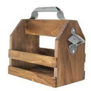 Wooden Caddy Sweden Style Caddy for home Utensils organizer Beer Storage box Holders kitchen storage Caddy Storage Holder
