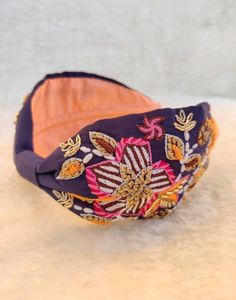 ผ้าคาดผมปักด้วยมือทำจากลูกปัดนุ่มสวมใส่ง่าย - Product Image 2