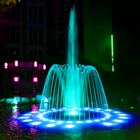 Fontaine musicale extérieure pour piscine et parc, spectacle d'eau LED RGB programmable, personnalisable, populaire et tendance