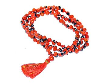 Red Gunja Ratti Mala 100% Semillas originales de Gunja para bodas Regalos Fiestas Compromisos Aniversarios - Product Image 1