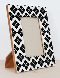 Bone Inlay <b>Photo</b> <b>Frame</b> (<b>6</b> <b>x</b> <b>4</b>) Natural Bone wood <b>Photo</b> <b>Frame</b> Solid Wood Picture <b>Frame</b> for Table Decor Office Decor & Home Decor - Product Image 5