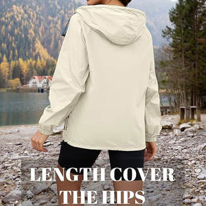 Veste coupe-vent en jean appliquée avec logo personnalisé Aventures de luxe pour hommes Veste de golf à capuche vintage classique pour les aventures en plein air - Product Image 3