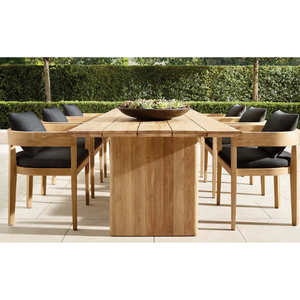 Chaise individuelle en teck, style moderne, idéale pour l'extérieur, avec accoudoirs et mousse souple – Offre spéciale - Product Image 3