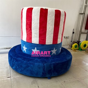 Chapeau gonflable en fourrure de cirque de Noël pour la décoration de scène - Product Image 3