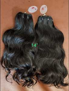 Mèches indiennes Remy de 16 pouces, couleur naturelle, cheveux humains bruts - Product Image 6