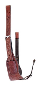 Circunferencia trasera de flanco de caballo occidental de cuero Premium personalizable para ropa Ecuestre para equitación occidental - Product Image 2