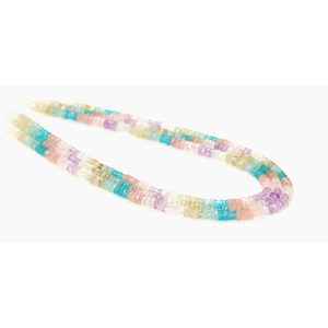 Top Quality Jolly <b>Beach</b> shaded Faceted Tyre shape Heishi Beads,15" AAA Natural Multi Faceted Wheel cut shape Necklace strand - Product Image 5