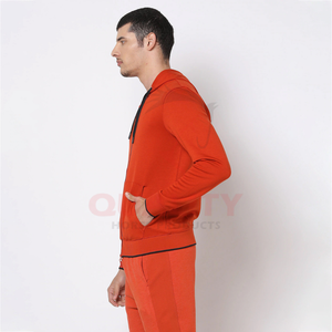 Sweat à capuche zippé de luxe pour homme en molleton épais 100 % coton, style streetwear, couleur personnalisable, thermique, séchage rapide, écologique, collection automne - Product Image 3