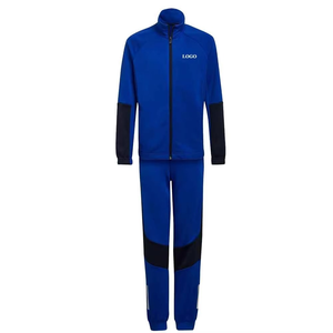 Vente en gros Ensemble de survêtements en polyester pour hommes 2025 Costumes pour hommes de haute qualité Slim Fit Blank Survêtement Logo personnalisé - Product Image 1