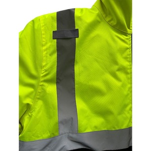 Veste de sécurité haute visibilité pour la construction, réfléchissante, imperméable, personnalisable, veste de travail pour homme, réversible, poche avant, matière polyester - Product Image 4