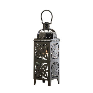 Premium Quality Made Of Metal Iron <b>Black</b> Color Moroccan <b>Lantern</b> Home Table Top Decorative <b>Candle</b> <b>Lantern</b> In Wholesale Price - Product Image 1