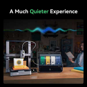 Imprimante 3D entièrement automatisée Creality Hi Combo, lecteur de filament multicolore CFS RFID, accessoire avec détection facile du filament - Product Image 4