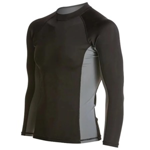 Men's High Quality Eco-Friendly Quick Dry <b>Long</b> Length Rash Guard Custom Logo Design Breathable Gym Compression MMA Adult Sport - Product Image 6