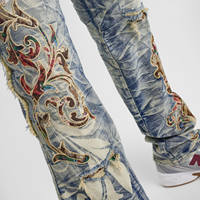 Jeans en denim pour homme, pantalon streetwear de haute qualité, jeans déchirés