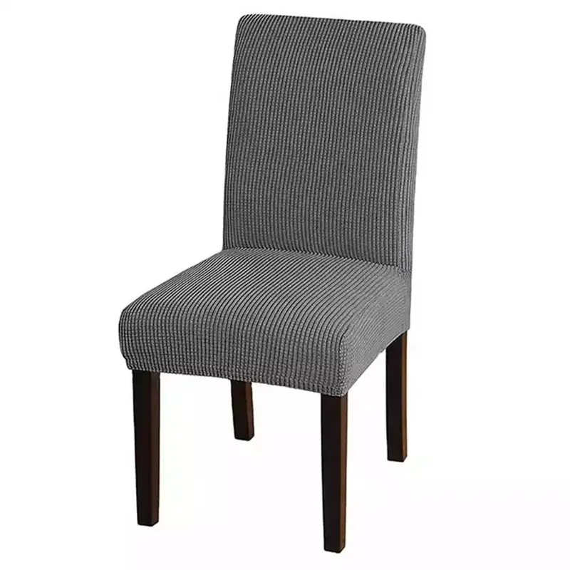 Jacquard Stoff Universal Size Günstige Stuhl bezug Große elastische Stuhl hussen Sitz koffer für Wohnzimmer