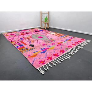 Tapis marocains faits main en laine, authentiques tapis berbères, laine naturelle, artisanat artisanal, taille et couleurs personnalisables, haute qualité - Product Image 1