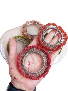 Modern Style Glass Beads Napkin <b>Rings</b> for Wedding & Parties <b>Indian</b> Exporters Sale for Dining Decorations - Product Image 6