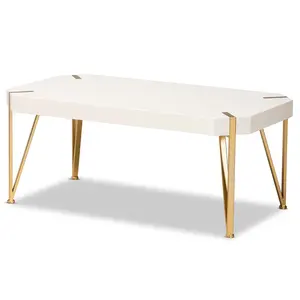 Nouvelle Table basse en bois avec dessus en marbre, nouveau Design, Table basse en bois de haute qualité pour la décoration de la maison, Table centrale de luxe - Product Image 2