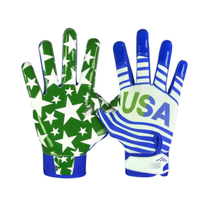 Top Quality Sublimation American <b>Football</b> Gloves Heavy Duty Breathable Durable New Style Lightweight Non Slip Gloves - Product Image 3