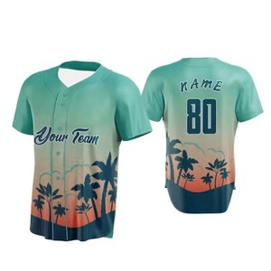 Maillot de baseball personnalisable respirant, antibactérien, séchage rapide, avec nom et numéro imprimés, grandes tailles, pour compétition et entraînement en extérieur - Product Image 5