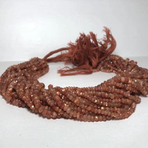 4mm 5mm Naturel AAA Brun Pierre de Soleil À Facettes Rondelle Pierres Précieuses Perles Strand Cordes au Meilleur Prix D'usine En Gros En Ligne Alibaba - Product Image 2