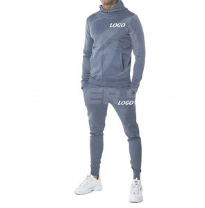 ชุดสูทระบายอากาศผ้าฝ้าย100% พิมพ์ลายแบบกำหนดเองกางเกงซับเหงื่อมีฮู้ดสำหรับผู้ชายเสื้อผ้าพัฟขนาดใหญ่พิเศษ - Product Image 4