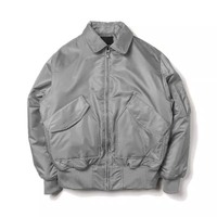 Haute qualité Vintage tactique Bomber veste hommes vert noir coupe-vent Style décontracté surdimensionné Baggy grande taille Zip automne veste