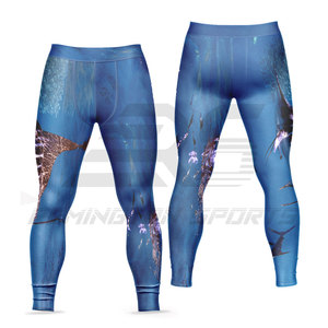 Leggings de yoga de sport de marque privée Leggings de yoga en tissu de fitness pour hommes Pantalons Leggings de jogging de fitness - Product Image 3