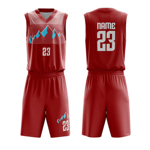 Fashionable Unisex Sublimation Basket Ball Uniform Set 100% Polyester Sleeveless Jersey with Custom Logo New Design Sportswear - Product Image 1