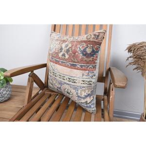 Luxury Rustic 18x18 Inch Beige Kilim Wool Pillow Vintage <b>Fluffy</b> Print Pattern for <b>Bedding</b> Woven Technique for Christmas - Product Image 3