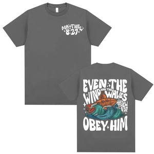 Camisetas Vintage Sublimadas Wind and Wave para Hombre y Mujer, Camisetas Casuales de Algodón Jersey Transpirable de Talla Grande con Manga Corta - Product Image 4