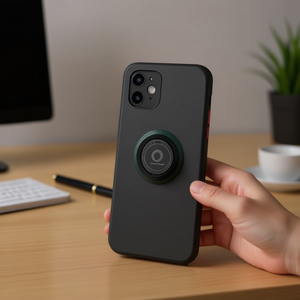 Dam เคสโทรศัพท์ TPU ผิวด้านพร้อมห่วงนิ้วสำหรับ iPhone x XS ป้องกันการตก - Product Image 3