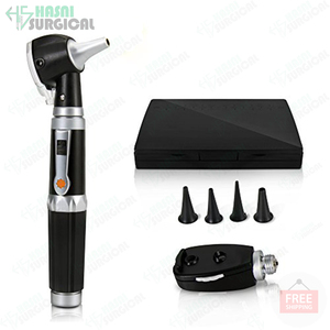 Mini Kit de diagnóstico de plástico portátil ENT endoscopio fibra óptica elegante mango azul otoscopio conjunto de diagnóstico otoscopia herramientas para el oído - Product Image 4